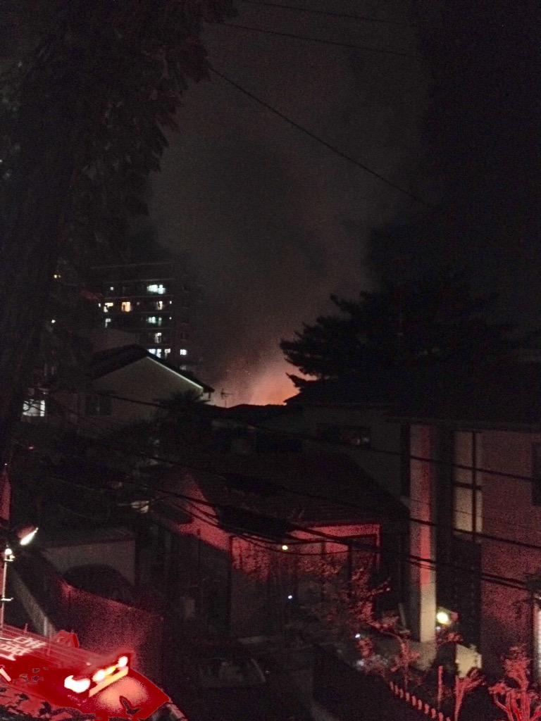 qomolangma8848's tweet image. 仙台の八木山香澄町で火事