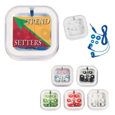 Never get your ear buds tangled again with these Adjustable Ear Buds In a Case. bit.ly/1KU5x30