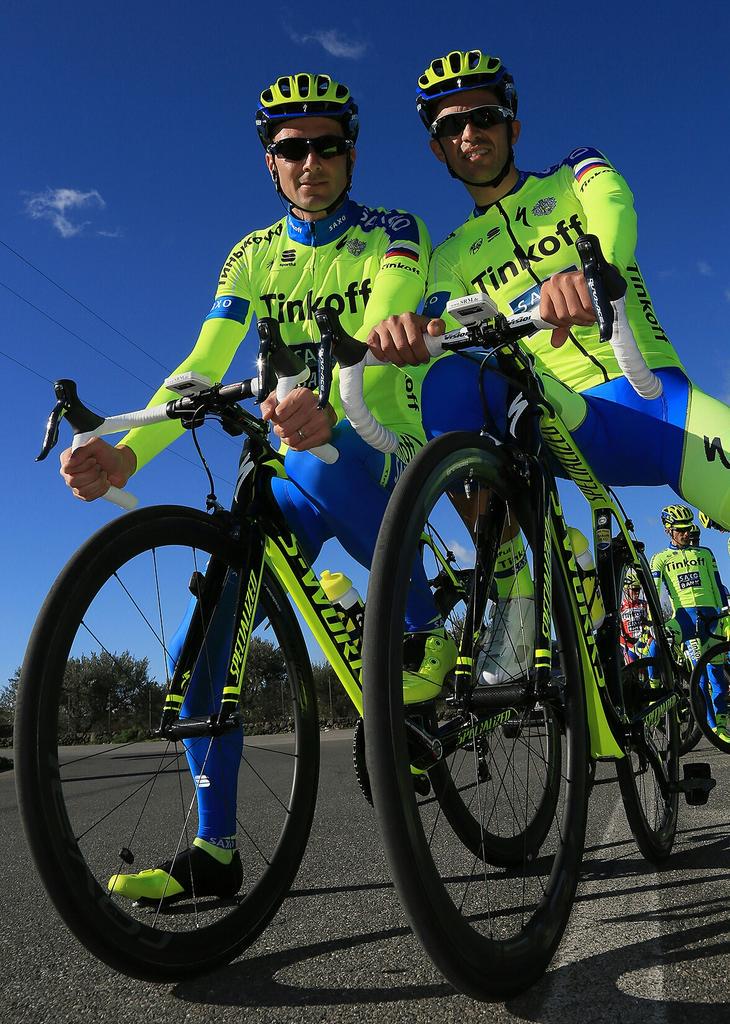 albertocontador's tweet photo. Tough day,doctors have discovered a serious health problem to @ivanbasso.Everything will go well,see you in Paris! http://t.co/sTyBv3MZO3