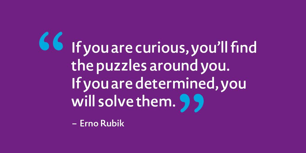 Happy birthday to puzzlemaker extraordinaire Erno Rubik! Watch for great 