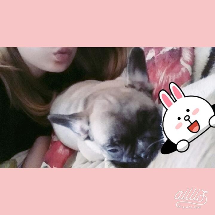 My little dog, I very love you~ 하하하 #littledog #loveyou