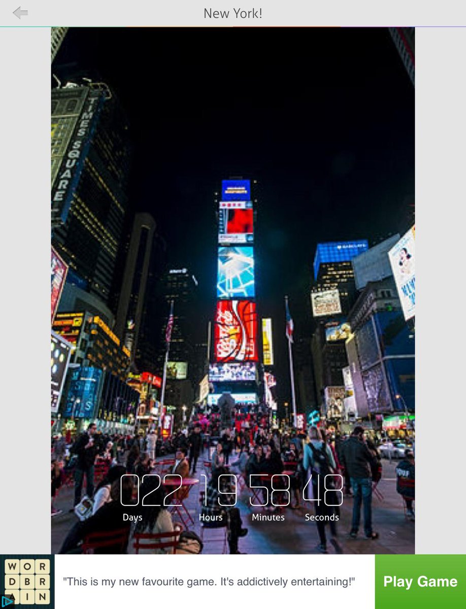 carolinefinnie's tweet photo. 22 days 19 hours 58 minutes to New York! (Wednesday, 5 August 2015 6:00 am)
#countdownplus http://t.co/gYB5x1R7mf http://t.co/7UyIrc6Ope