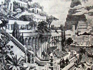 Moon バビロンの空中庭園 紀元前600年頃に新バビロニアの王 ネブカドネザル2世が 王妃アミュティスを慰めるために バビロンに建造 う ん 世界の七不思議 Http T Co Bw1pienhip Twitter