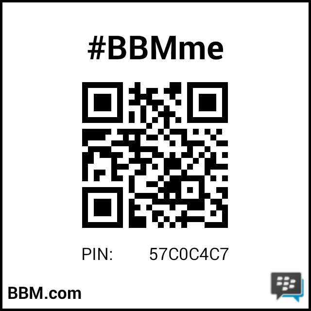 #BBMme PIN: 57C0C4C7
pin.bbm.com/57C0C4C7 pin baru saya yg kmren ke riset invite y teman2