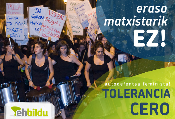ehbildu's tweet photo. Eraso sexista larria Sanferminetan! Gaur denok 20:00etan udal plazako protestara! http://t.co/FJw5Fxf4ZL