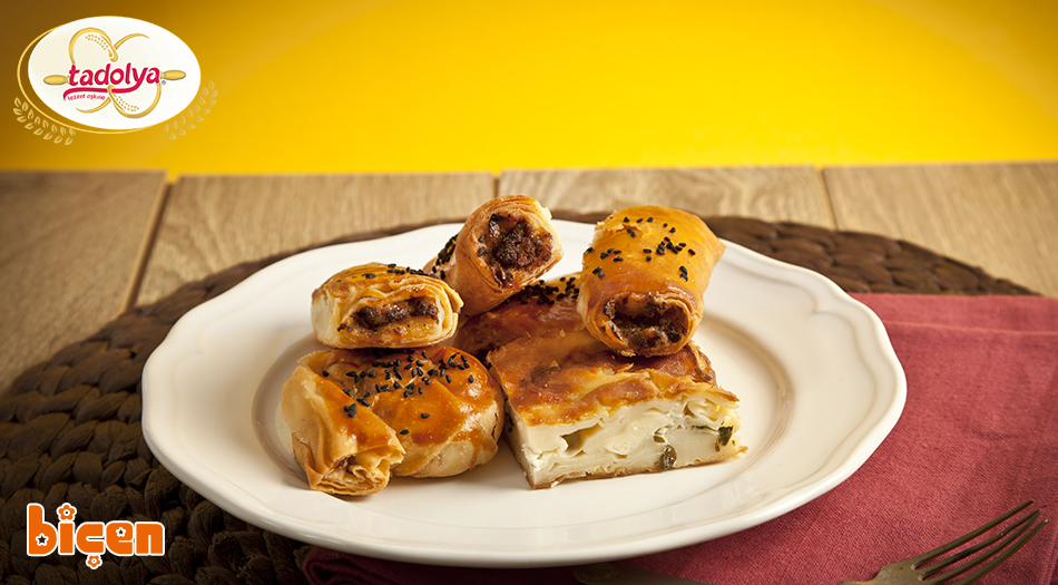 Bicenmarket's tweet photo. Misafirlerinize enfes lezzetler sunmak @Tadolya​'dan! Börek çeşitlerimiz için mağazalarımıza ve @Bitikla'ma bekleriz. http://t.co/rHdq2fqLAy