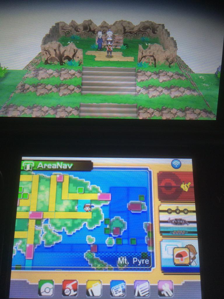 StevoXIII's tweet image. Finally... It's took me ages to find me way up here.... #PokemonORAS #Nintendo #MtPyre