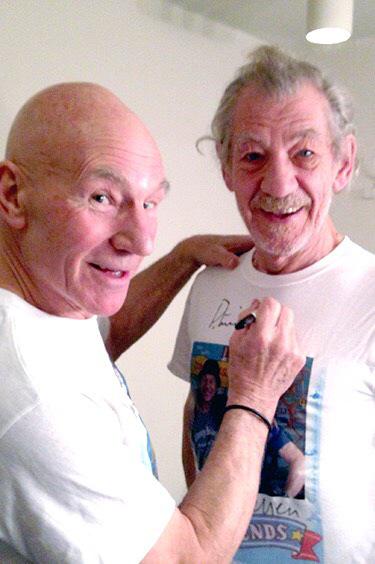   2                   ( ^ ^ ) Dear. Sir Patrick Stewart, Happy Birthday to you!! 