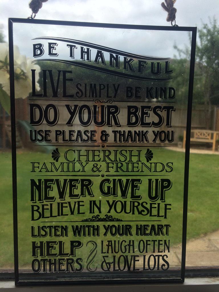 If you want something other than the rain to look at through your window, check out our gorgeous glass plaque...