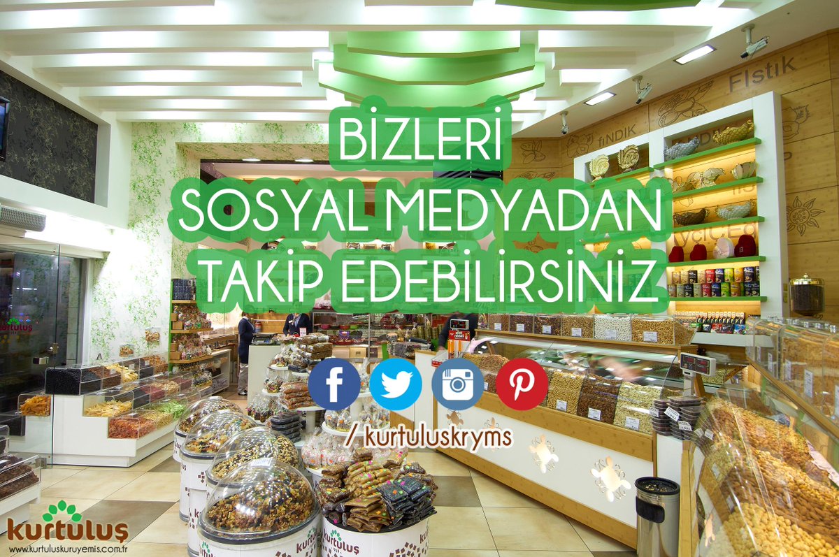 o xrhsths kurtulus kuruyemis sto twitter sosyal medya hesaplarimizdan bizleri takip edebilirsiniz kuruyemis kurtuluskuruyemis lokum organikurunler http t co eoxzenjomz twitter