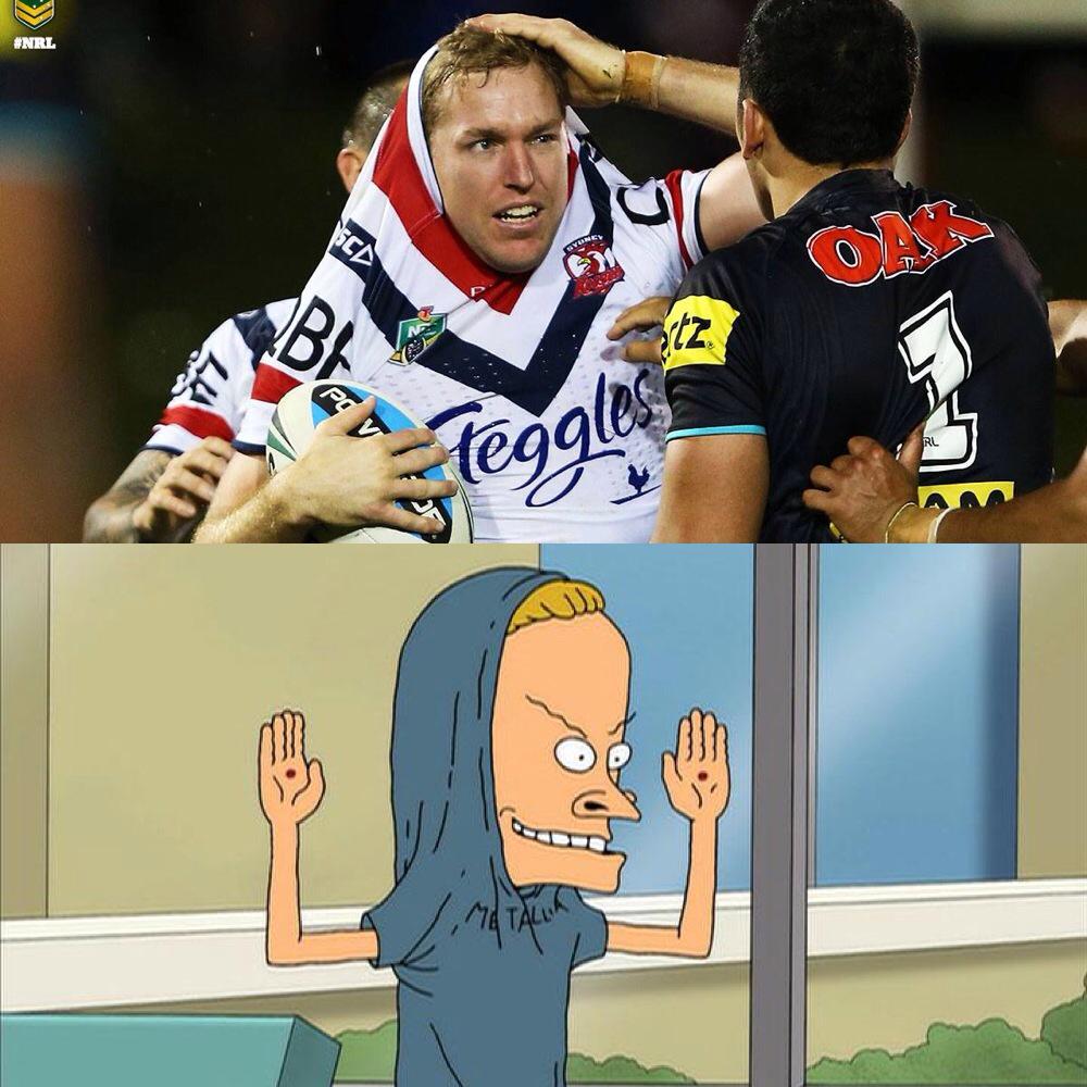 ObiDan26's tweet photo. "I am the great and powerful Aubbo-lio" #SydneyRoosters #EastsToWin #RWBLegacy http://t.co/Pjj4O1hBO6