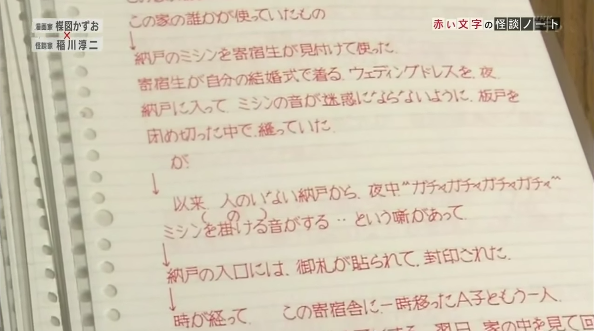 稲川淳二が書き溜めた直筆の怪談ノート 特に目を引くのが まるでpcからプリントアウトされたかのような均一性の高い文字 もはや稲川フォントと言っても過言ではない インダストリアルデザイナーである氏の一面が垣間見える Togetter