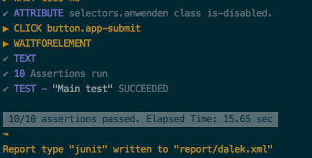 cleancode_devel's tweet image. Wrote first 10 #dalekjs tests für a backend interface #cleancoder #testing #jenkins deployment