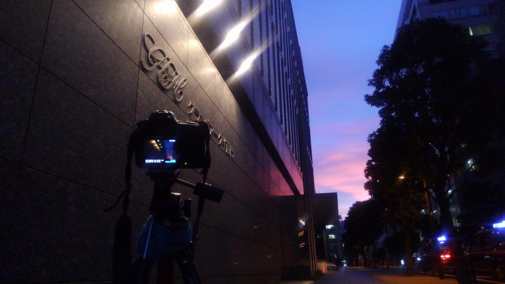 iiji0807's tweet photo. 夕景のインターバル撮影、雲が赤く染まって綺麗です～(^^) http://t.co/2pEuBo3NZi