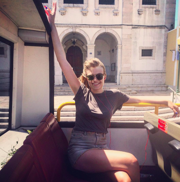 LauraDoggett's tweet photo. Back of the bus crew in #Portugal #LDsummer http://t.co/fSm1x3C9Gs