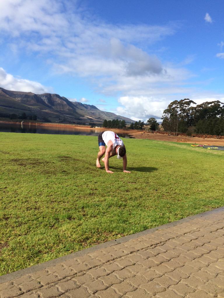 And Chris , 2015 President, has casually passed the 1380 burpees' mark and still going strong #winners #2015ElginCamp