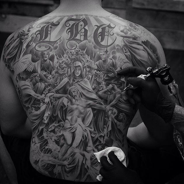 Carlos the Tattoo Artist  lastsupper leonardodavinci jesus christ  blackandgrey religioustattoo painting tattoo full backtattoo  inprogress carlosthetattooartist  Facebook