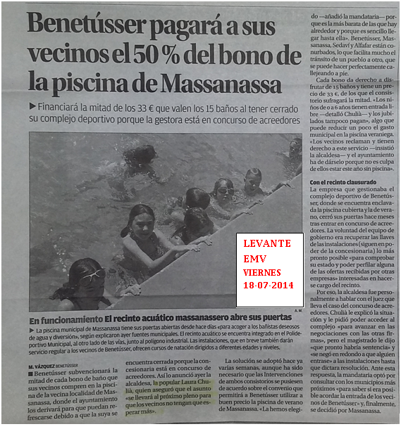 PPBenetusser's tweet photo. Nos complace ver que nuestras iniciativas siguen aplicándose a falta de mejores ideas #Benetússer @_laurachulia http://t.co/UhifgXYZ4W