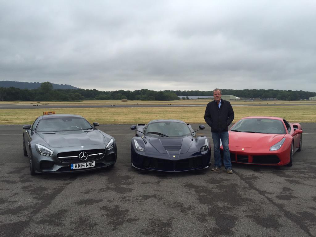 JeremyClarkson's tweet image. Right. About to do my last ever lap of the Top Gear test track. What car should I use?