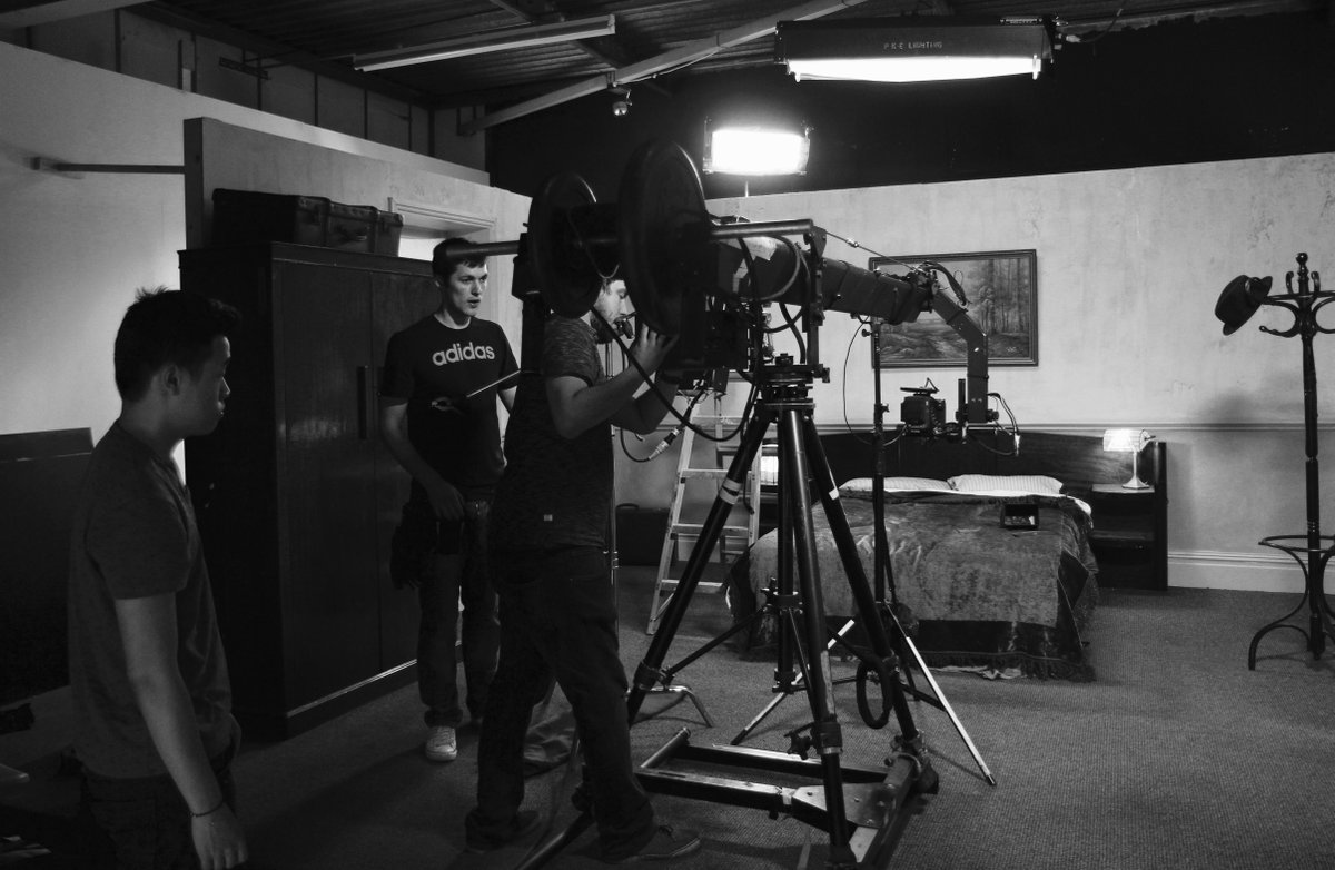 Final Day on #set &amp; we are loving our new toy #craneday #excited #moneyshot #embita #manchester #production