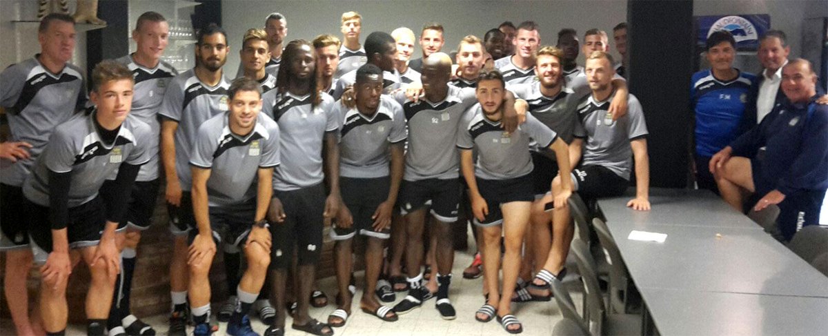 Les Carolos du @sportcharleroi sont aussi au courant des 'Referee Instructions' pour la nouvelle saison <a href="/ProLeagueBE/">Pro League</a>