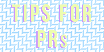 Blogger_Lounge's tweet photo. We're giving PRs tips on how to engage with bloggers- use #tipsforPRs to join!
http://t.co/X43OH23CMp http://t.co/X2NxLgpLsS