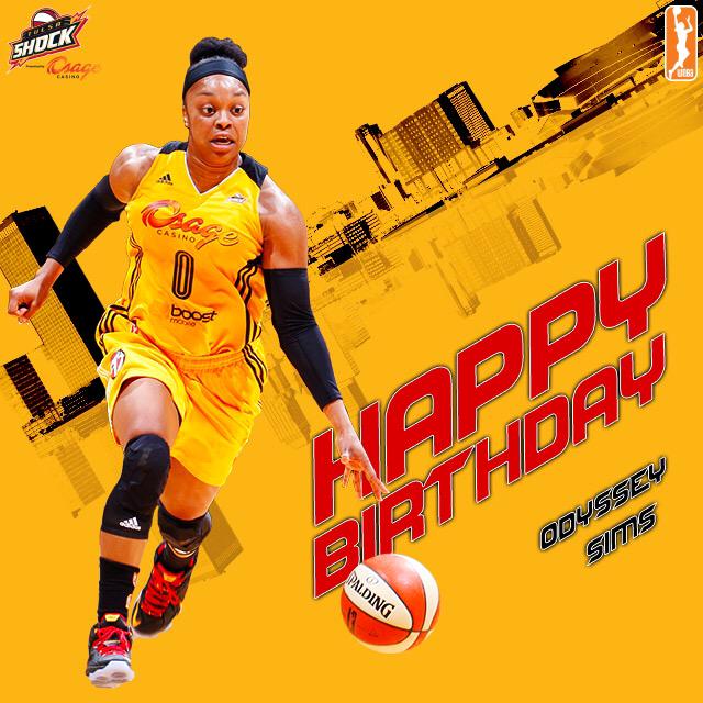To wish Odyssey Sims  ( a very Happy Birthday today! 