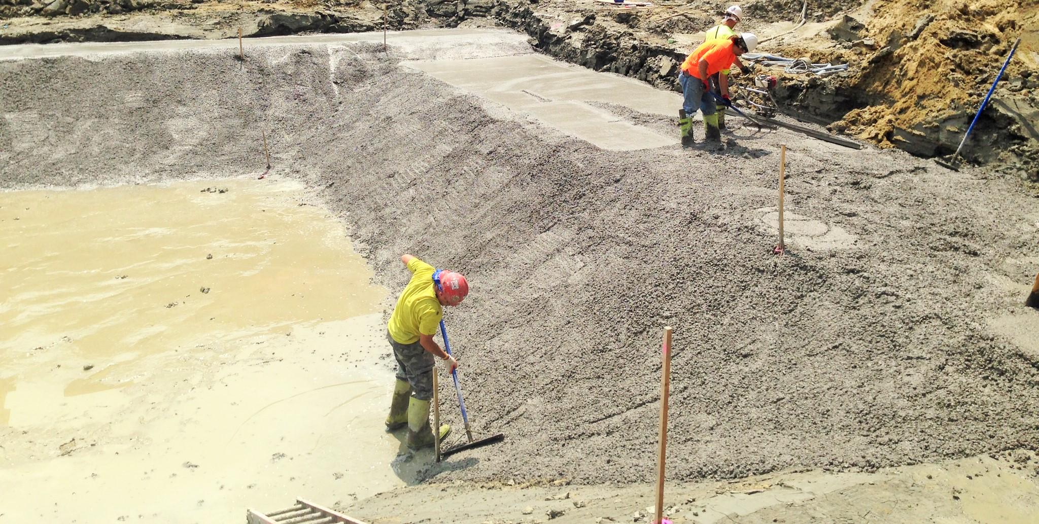 G&C Concrete on X: Mud mat at Seaport Square's Parcel B&C http