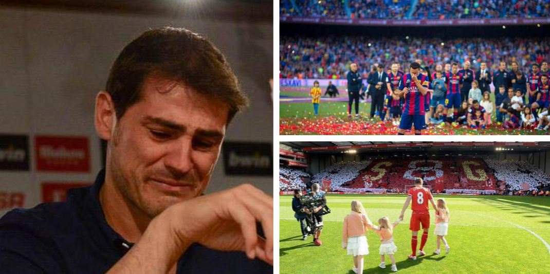 TheClubPark's tweet photo. Gerrard &amp; Xavi: Amazing farewell scenes &amp; speech.

Casillas: Press conference &amp; unfollowed on Twitter by Real Madrid http://t.co/qdvZ2FdKsB