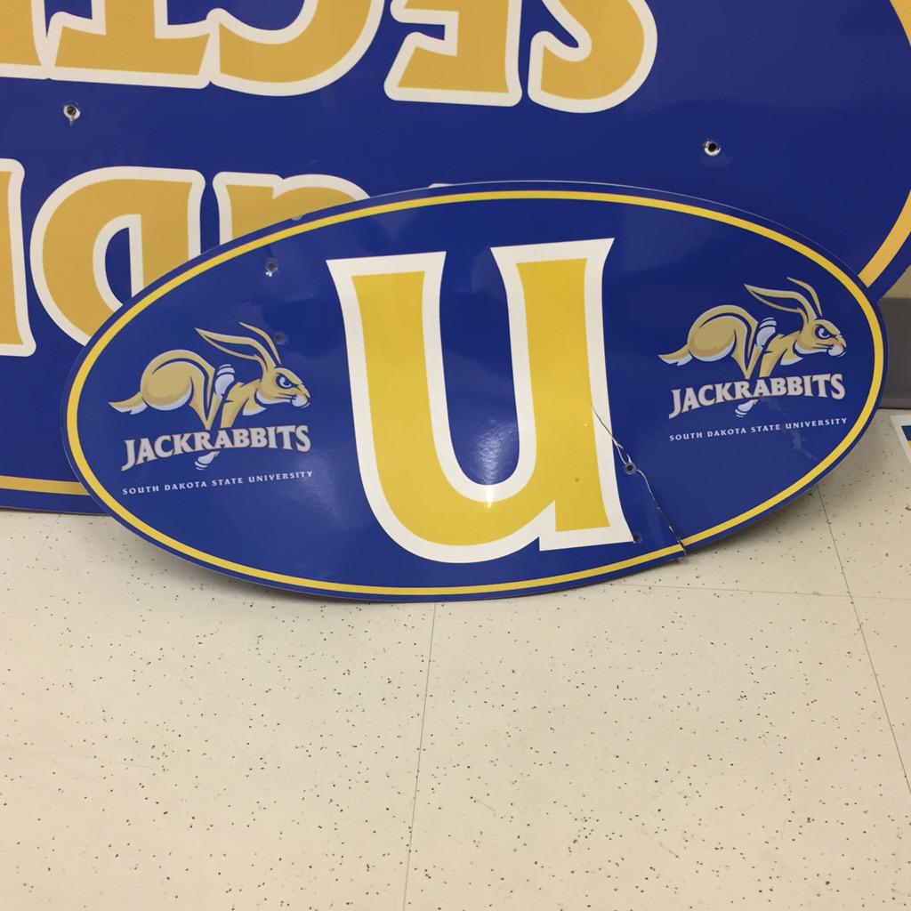 GoJacksSDSU's tweet image. Since U are the best fans around, we are giving away this old section sign. RT for chance to win. Must follow us.