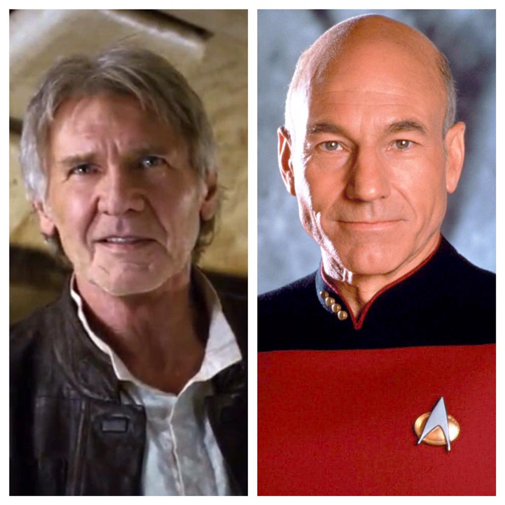 Wishing a very Happy Birthday to Harrison Ford and Sir Patrick Stewart!  