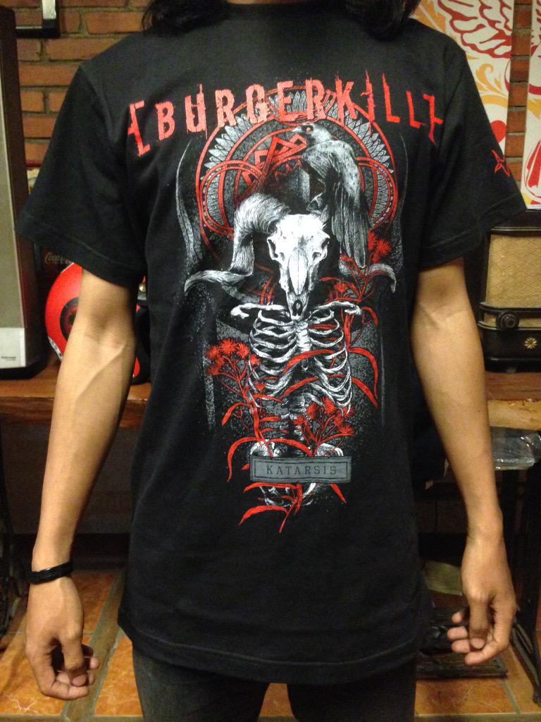 Tshirt <a href="/burgerkill666/">Dede "Kajit" Sutanzah</a> -KATARSIS-145rb-Untuk sementara hanya tersedia di chronic bandung - mail order mulai 30 juli :)