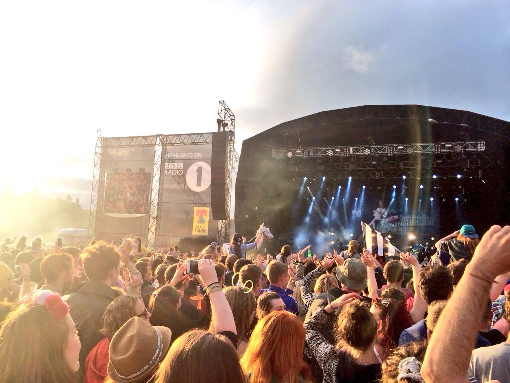 welcomescotland's tweet photo. Ok it had a few teething problems in its 1st year at Strathallan, but moments like this still make @Tinthepark :-) http://t.co/35ED8PH00j