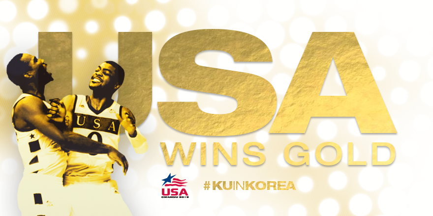 Rock Chalk, USA. #KUinKorea
