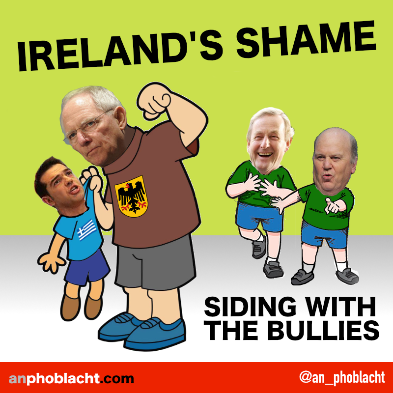 Shameful Irish Government backs the powerful against the people of Greece #ThisIsACoup - sinnfein.ie/contents/35718