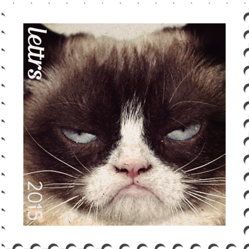 lettrsfound's tweet photo. Need a little #MondayMotivation? Check out @lettrs #Cranky stamp collection and brighten up your day! http://t.co/RJpO7bFsyP