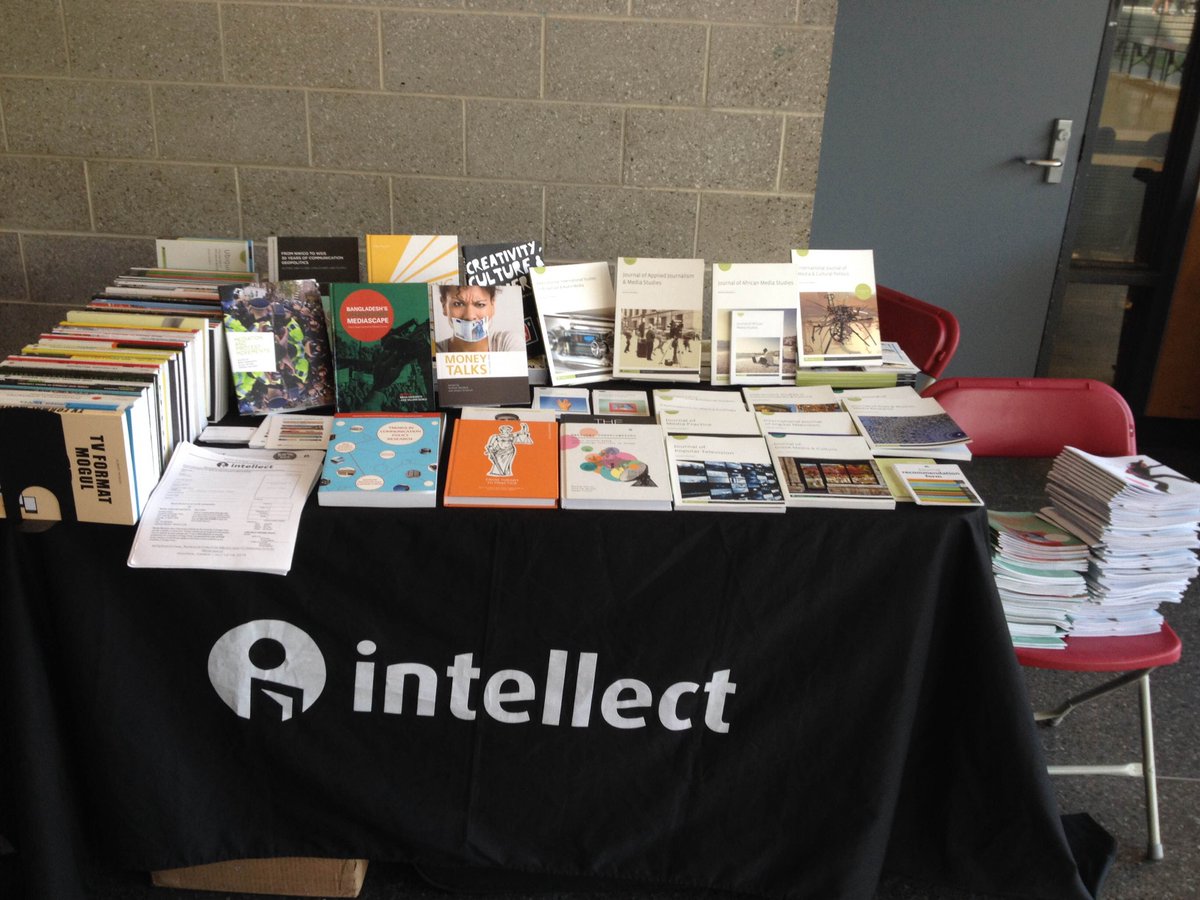 IntellectBooks's tweet image. Intellect are all set-up and ready to go at #IAMCR2015, if you are attending pop by the stand and say hello.