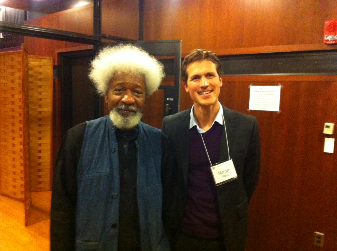 Happy Birthday Wole Soyinka! A fantastic writer and a great African man. Proud I met you. 