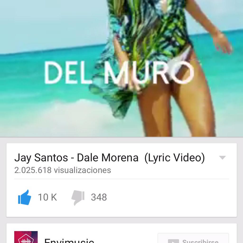 Gracias #DaleMorena supera los 2 millones de views !!! <a href="/EnvimusicSpain/">Envimusic España</a>