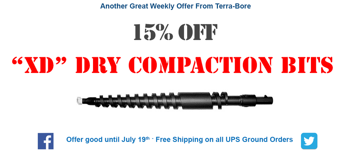 TripleDNJ's tweet photo. Deal of the Week: 15% OFF "XD" Dry Compaction Bits http://t.co/4lLcDI8MLE http://t.co/8TXTM7zjmR