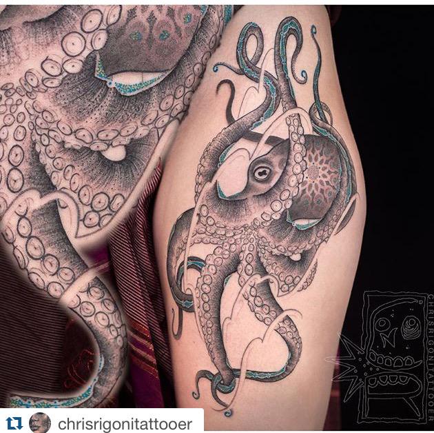 octopus | Jesse Britten Tattoo in St Augustine, Florida