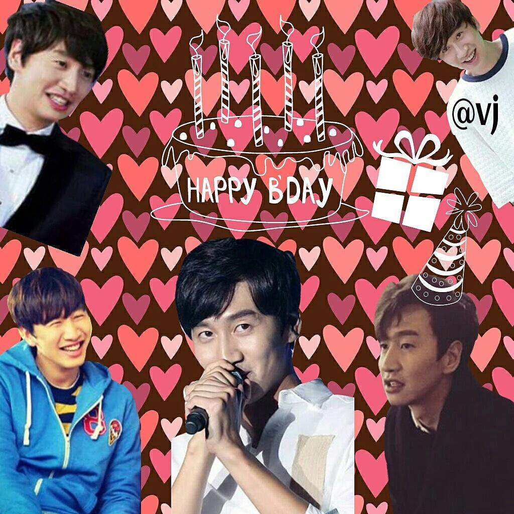  happy birthday lee kwang soo oppa!!   i wish u all the best   