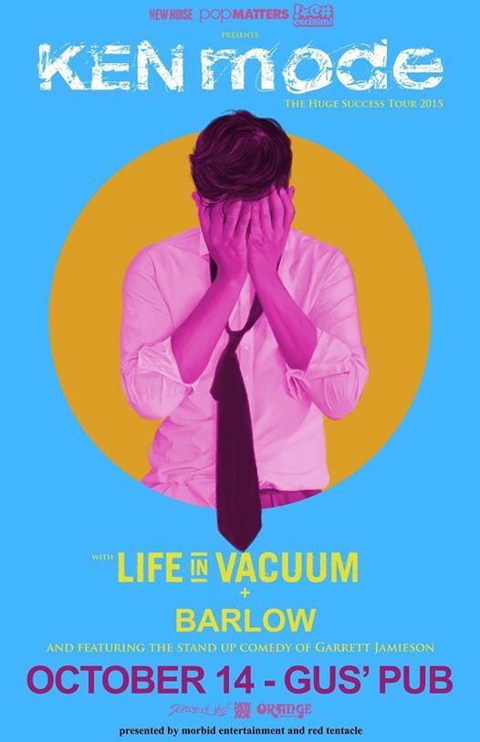 RedTentacle_'s tweet image. .@kenmodenoise with @lifeinvacuum, @GJpartydrugs &amp;amp; #Barlow. Oct 14 at @GusPub. 

facebook.com/events/8951700… @morbident