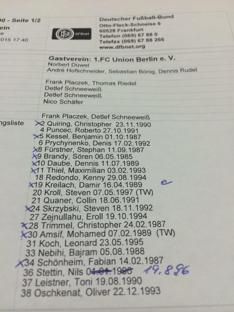 1 Fc Union Berlin On Twitter Unsere Startaufstellung Vs Halle Fcunion Hfcfcu Http T Co Sz4jr58all