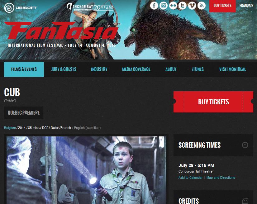 You'll never feel the same about camping after watching #CUB at <a href="/fantasiafest/">Fantasia International Film Festival</a>.Tix now on sale 👉bit.ly/CubFantasiaTix