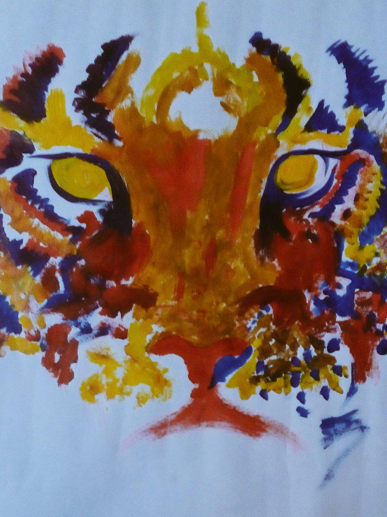 BadhumanDesigns's tweet photo. Abstract Acrylic painting by @Joechrome I.G #blakearts #joechrome #art #creativity #mixedcolours #tiger @Jojoe_G17 http://t.co/S80mVMQISM