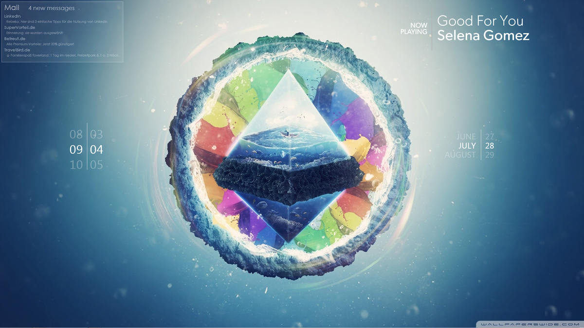 chicphysics's tweet photo. Kicsit alakítgattam a desktopomon :) #desktop #rainmeter #rocketdock http://t.co/VrYn4px1gy