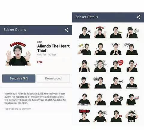 isnirahma06_'s tweet photo. Yyyyyeeeaayy bisa download @alysyarief in LINE
#stikerLINEaliando http://t.co/GLH8blIgN9