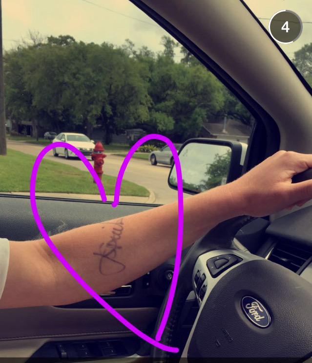 Happy Birthday Jordan Spieth I miss you so much and thanks again for signing my arm 