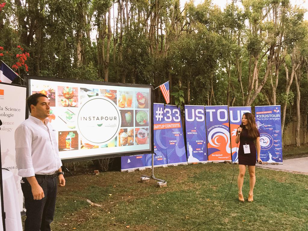 33entrepreneurs's tweet image. Last but not least on stage #33USTour #LA @Instapour Gourmet Cocktails delivered on demand. #SpiritTech